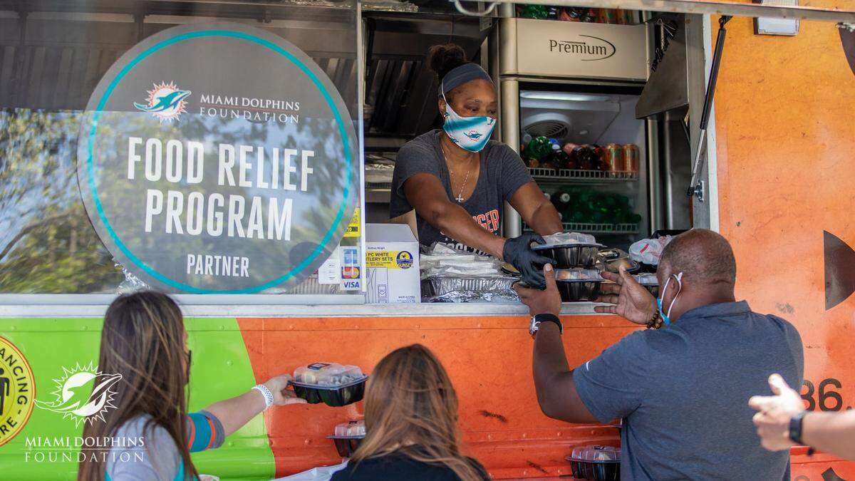 Chef Herbert Coleman’s SEED Miami was one of the minority-owned caterers hired by the Miami Dolphins Food Relief initiative during the coronavirus pandemic.