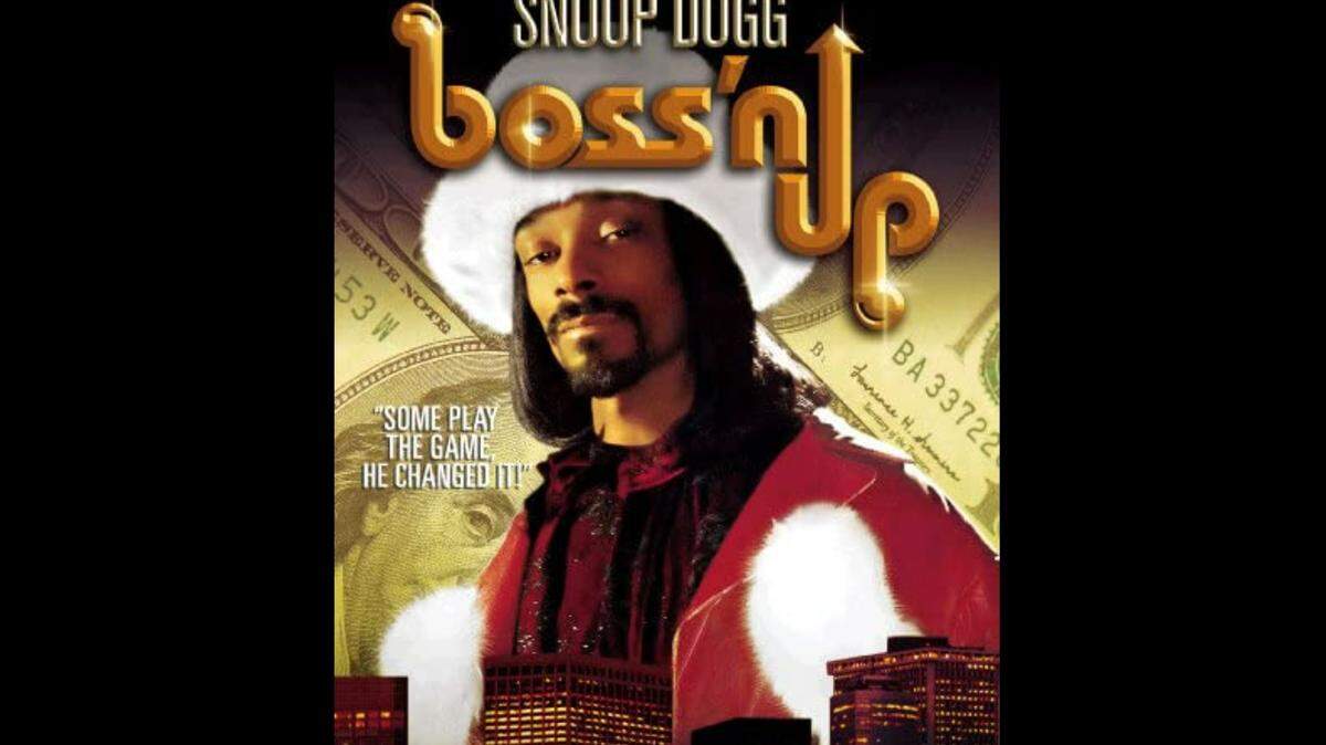 The cover art for “Boss’n Up,” a musical about pimping made by rapper Snoop Dogg.