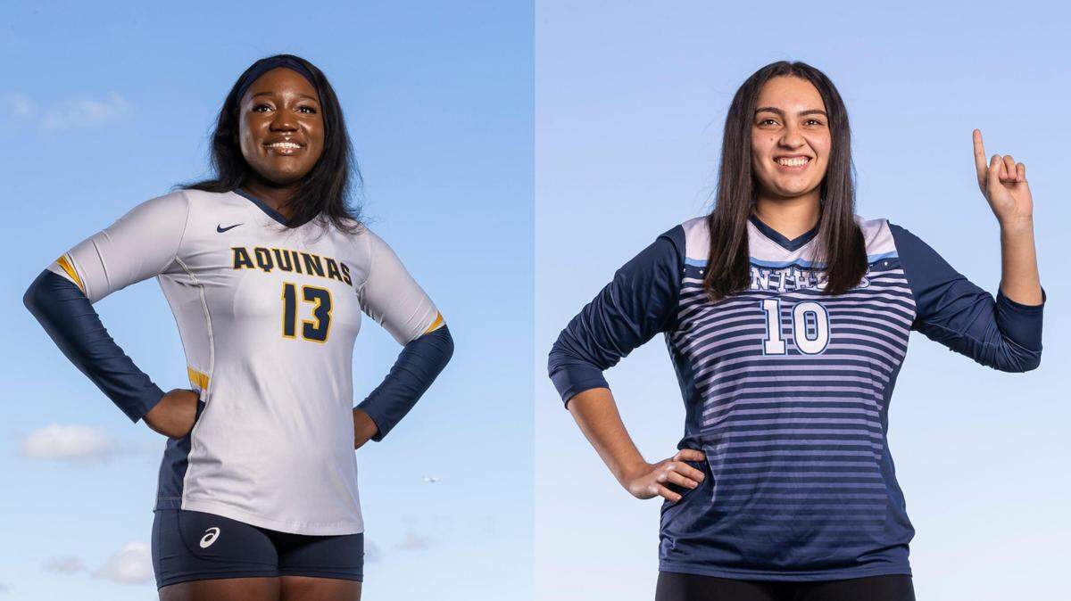 Miami Herald 2022 Broward Girls’ Volleyball Players of the Year: St. Thomas Aquinas’ Zy’Aire Brown and Coral Springs Charters’ Alexandra Bruno