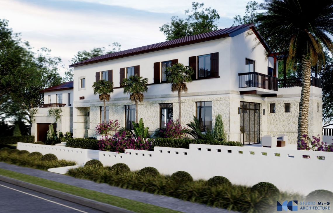 Proposed new home design for 1800 Michigan Avenue.