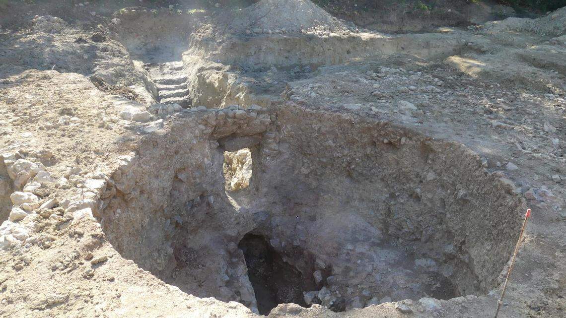 An ancient lime kiln likely built by the Romans was discovered at a home construction site in France, researchers said.