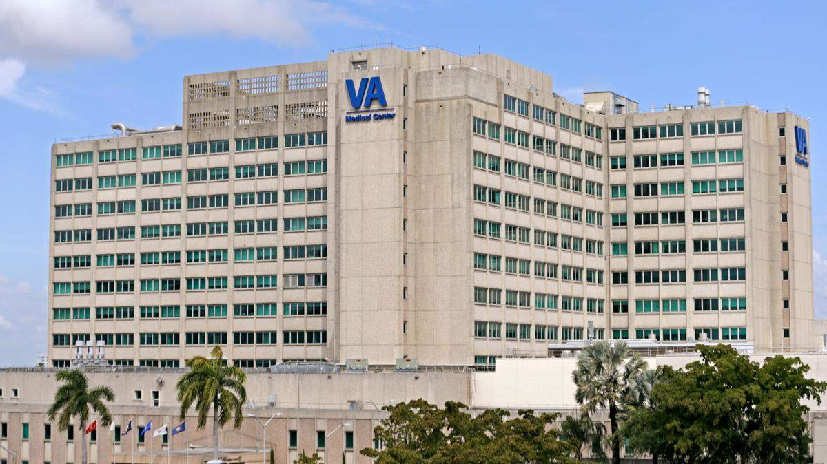 The Miami Veterans Administration Hospital at 1201 N.W. 16th St.