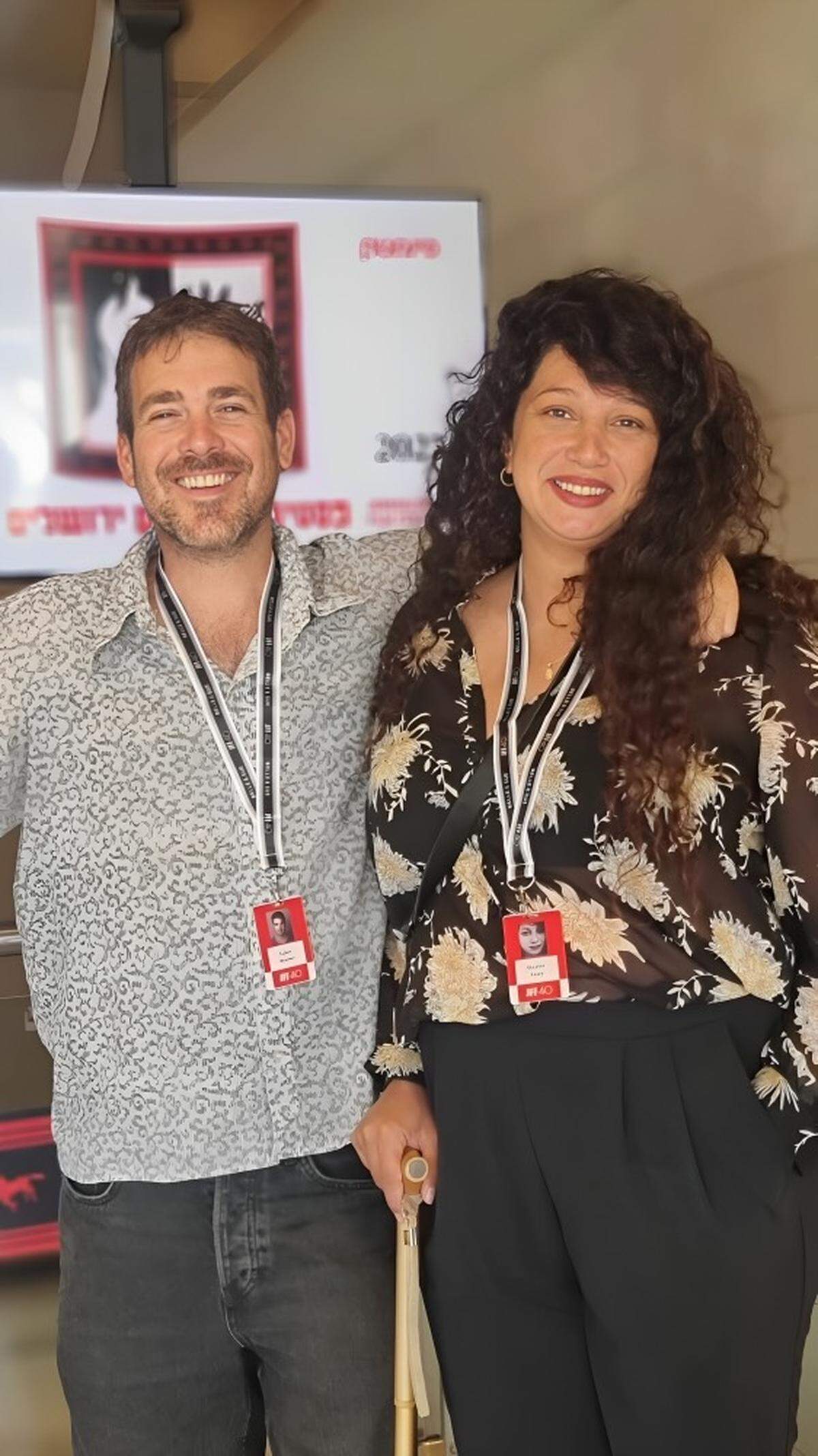Israeli filmmakers and couple Yahav Winner and Shaylee Atary.