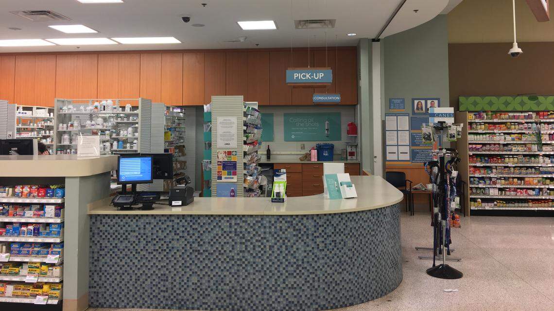 A Publix pharmacy at the Pinecrest, Florida, store on a quiet Sunday morning on Jan. 6, 2019.