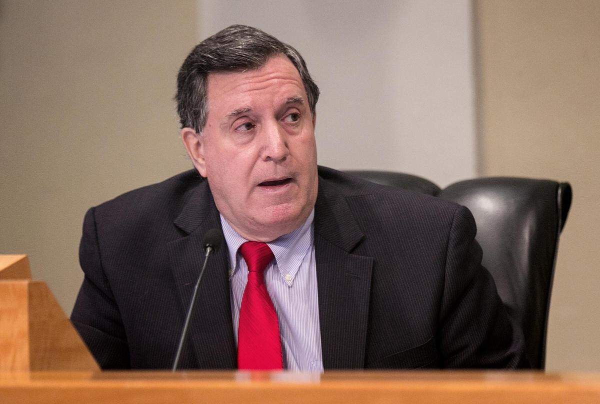 City of Miami Commissioner Joe Carollo at a city commission meeting in 2018. 