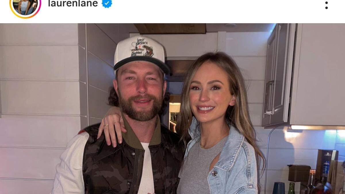 lauren lane with husband chris lane