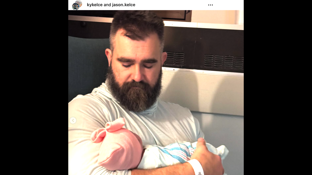 Jason Kelce reveals how his three oldest daughters are adjusting to their youngest sibling