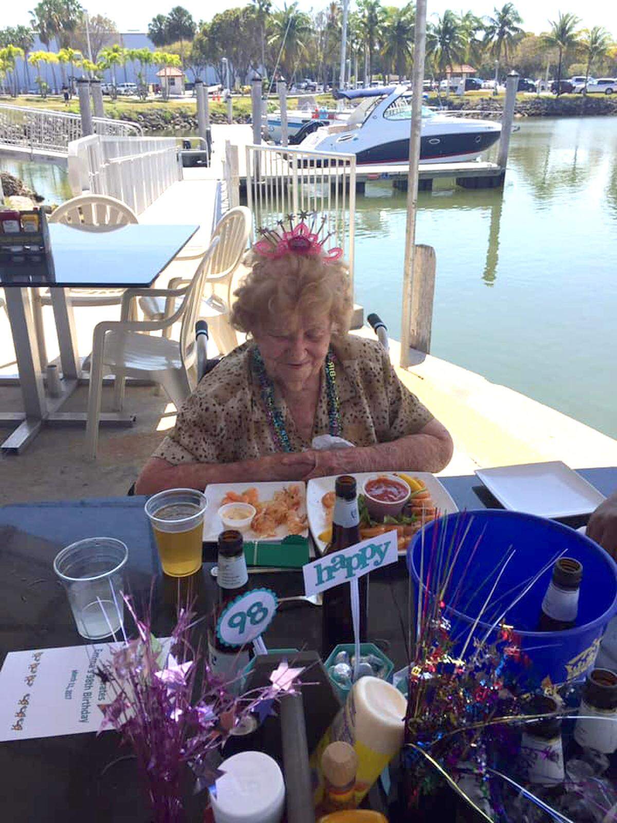 Emma Watunya-Flink celebrates her 90th birthday 10 years ago. On Friday, she turned 100.