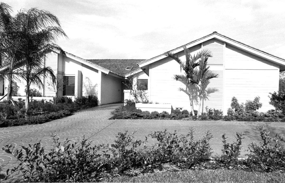 In 1987, a new home by Hugins Construction Corp. in the Pine Grove neighborhood Coral Springs.
