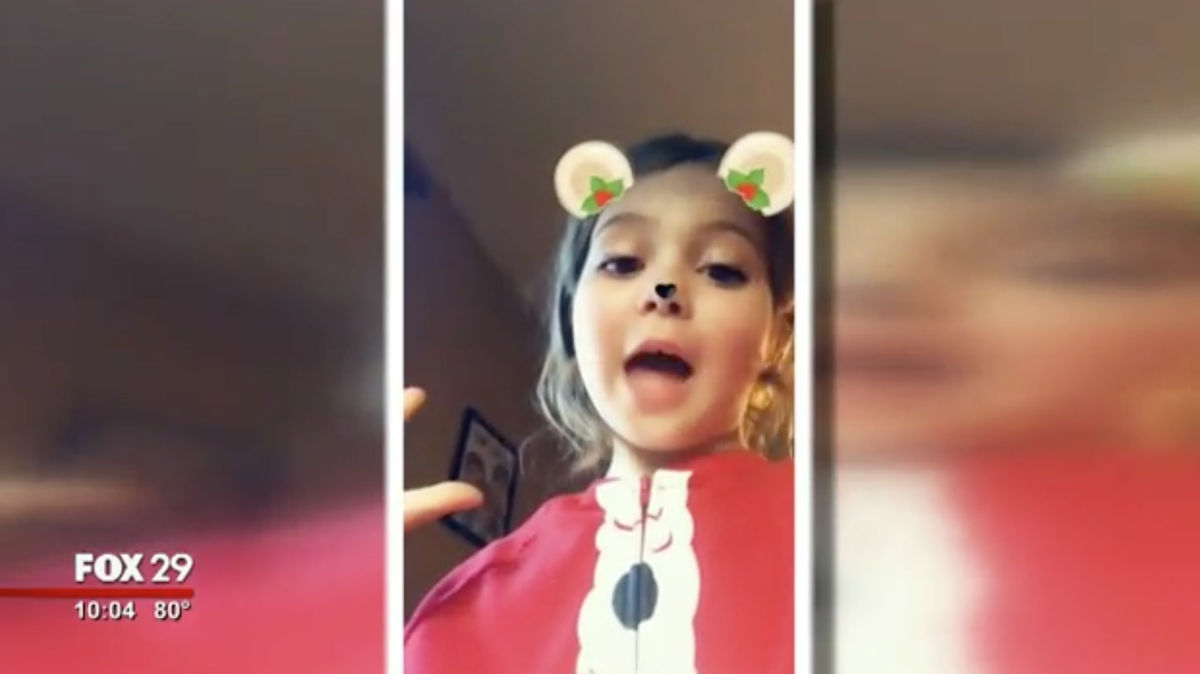 Pennsylvania police say Jeff Mancuso killed himself and his daughter Kayden, pictured above, when he had custody of his child. The girl’s mother has a restraining order against the suspect and has long fought for sole custody.