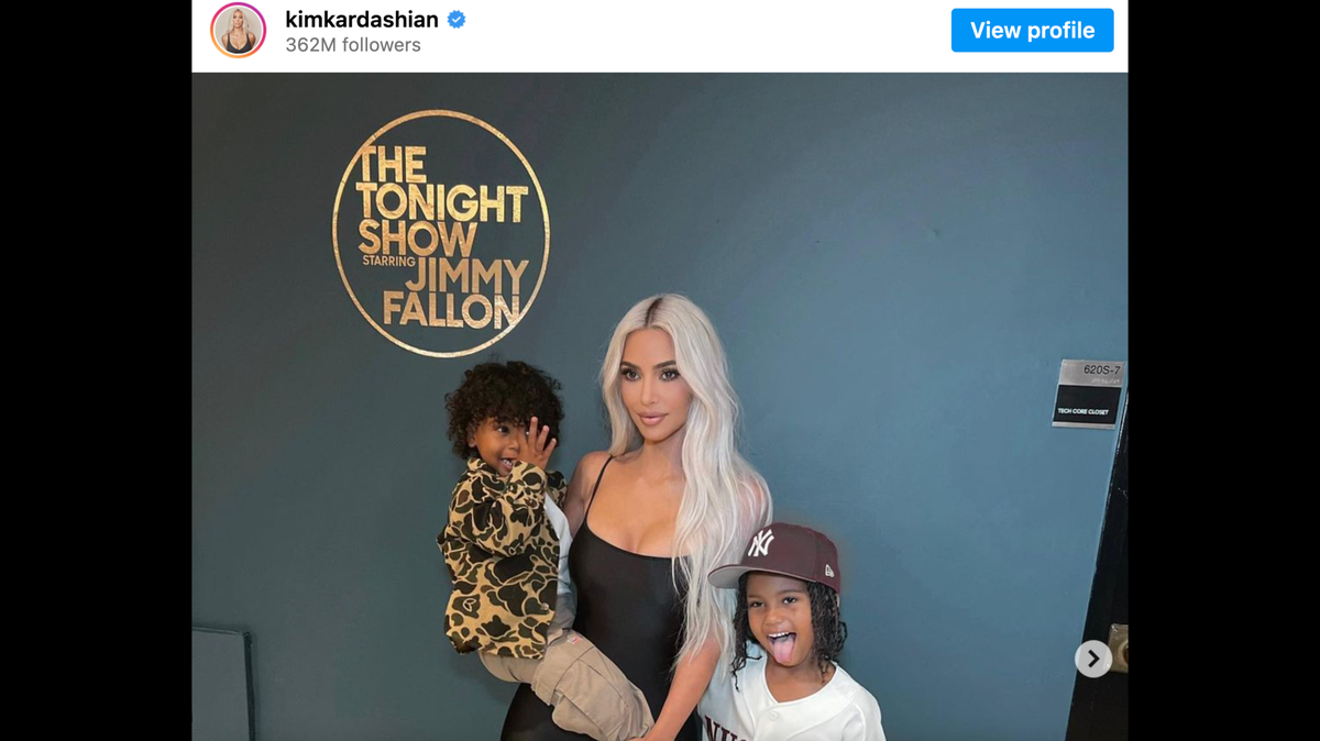 Kim Kardashian said one of her sons was diagnosed with a mild case of Vitiligo.