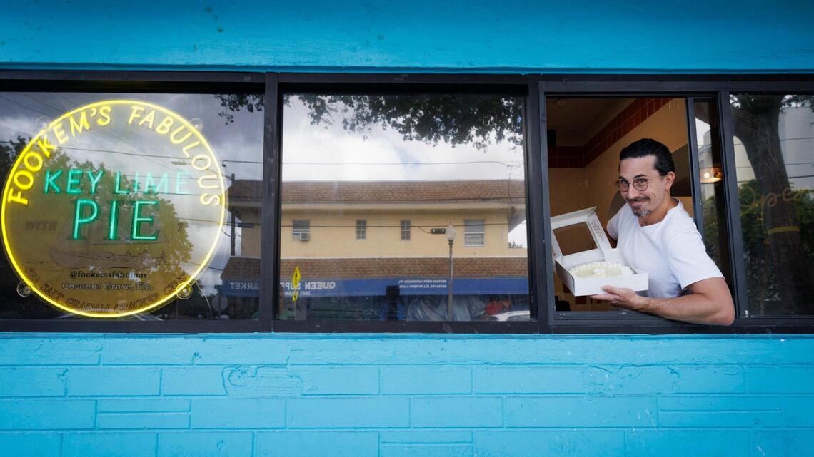 He used to sell desserts in his yard. Now Coconut Grove’s Key lime pie guy has a new shop