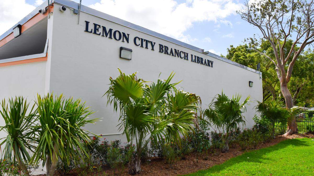 Miami-Dade County’s Lemon City library branch in Little Haiti.