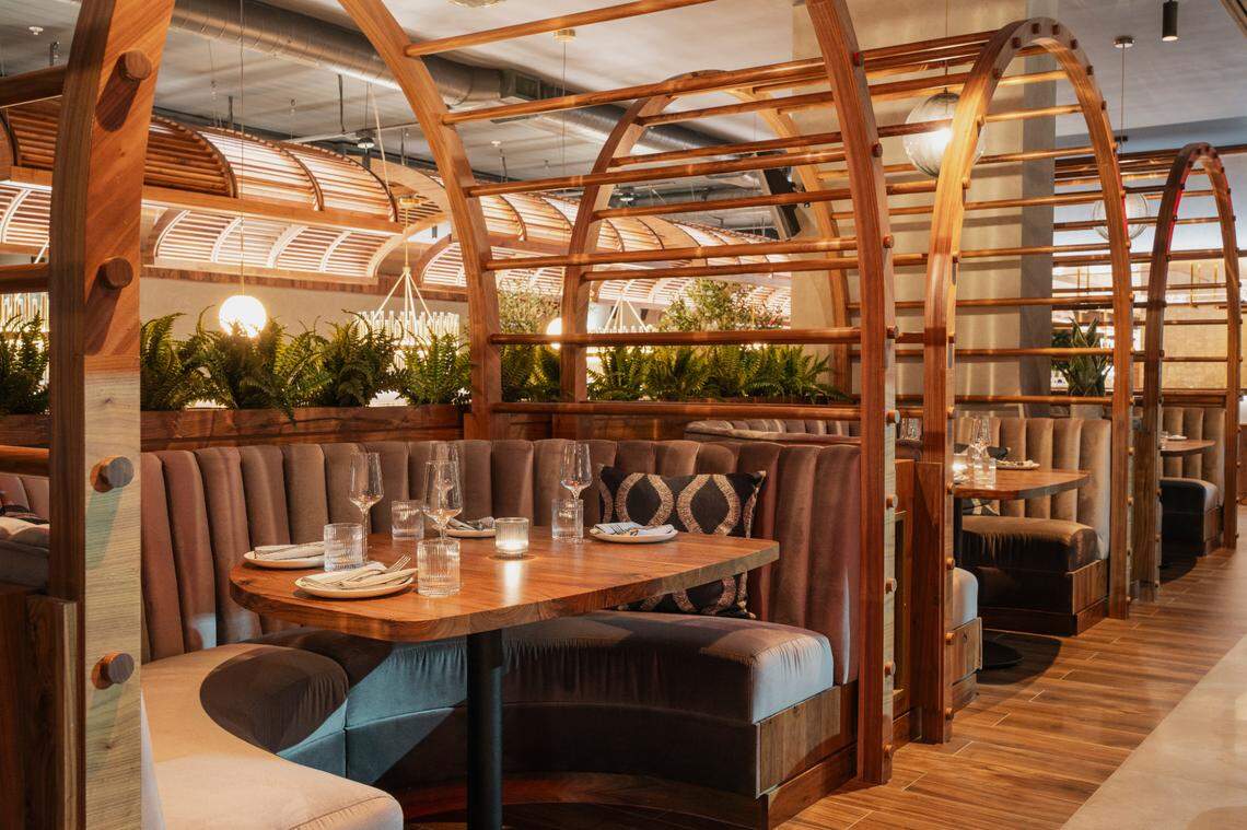 The booths at Sparrow Italia in Wynwood.