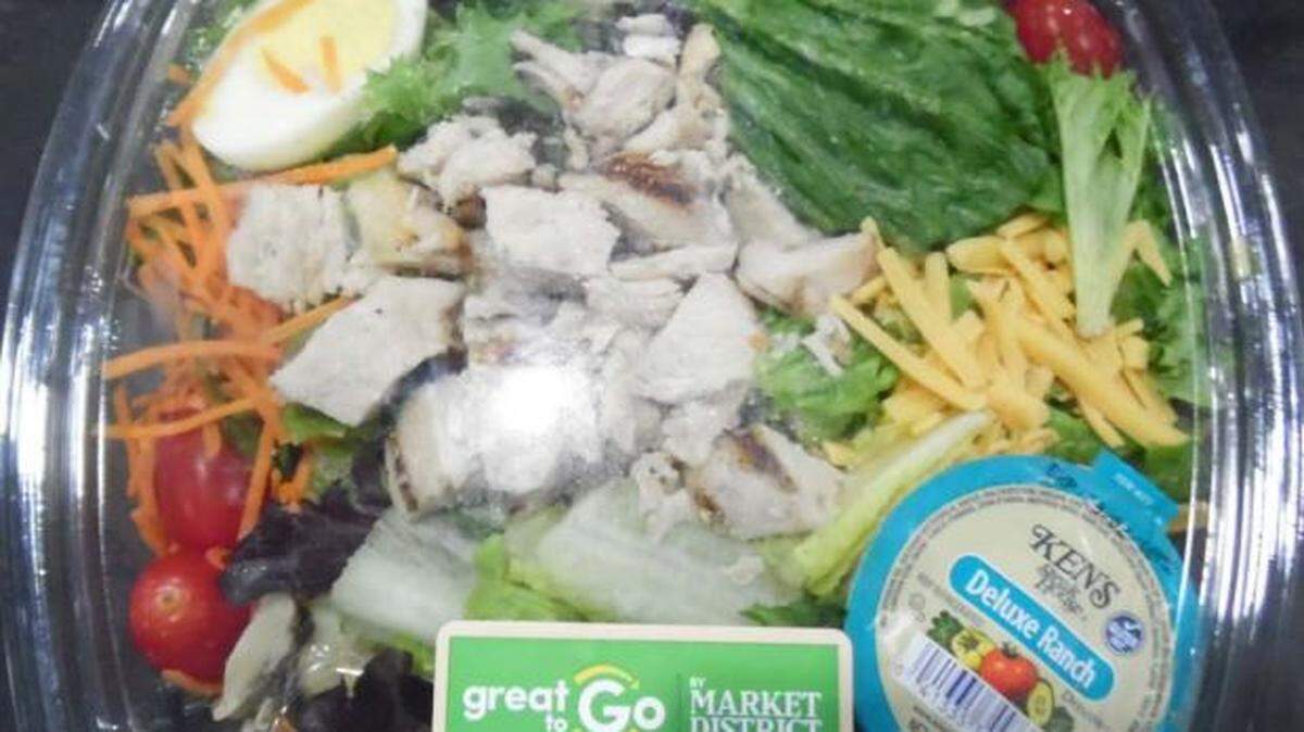 One of the packaged salads with romaine lettuce recalled on E. coli concerns