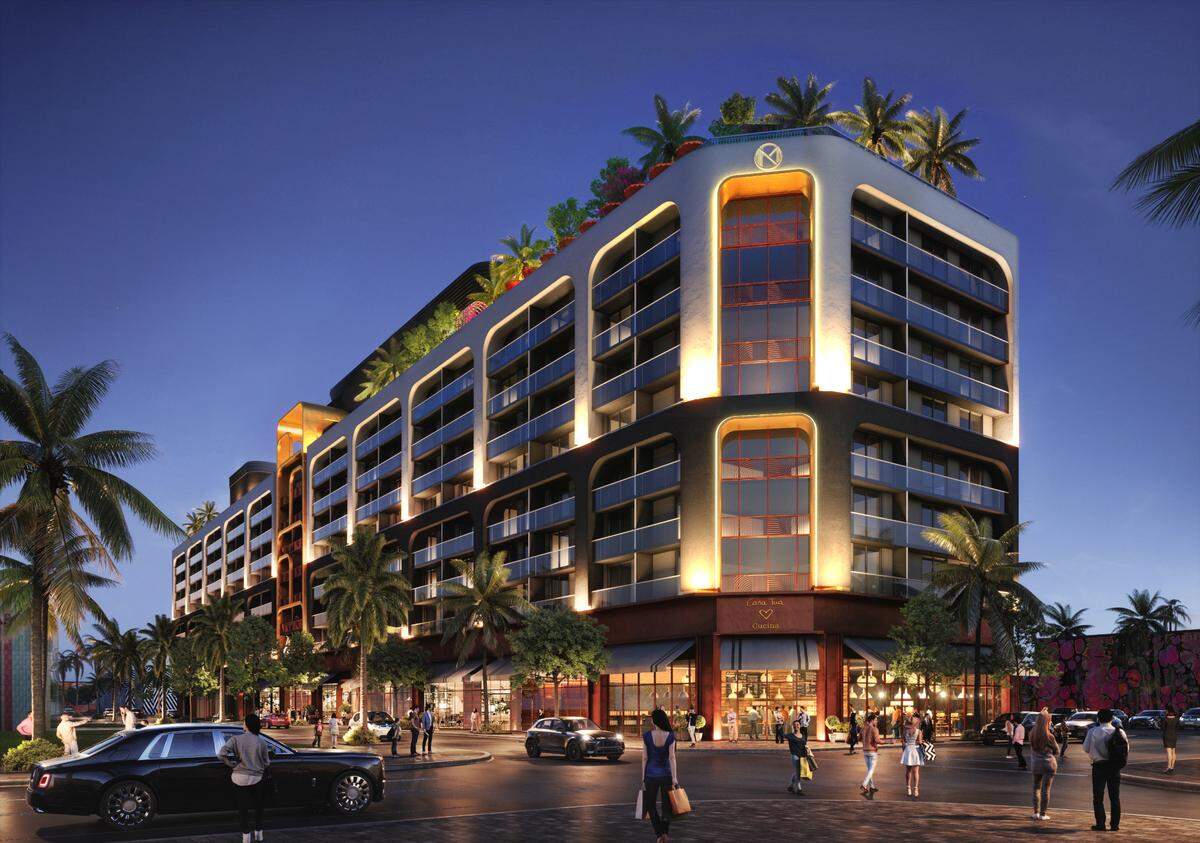 The upcoming NoMad Residences in Wynwood will include a Casa Tua Cucina Italian food hall at the bottom floor as well as a rooftop bar.