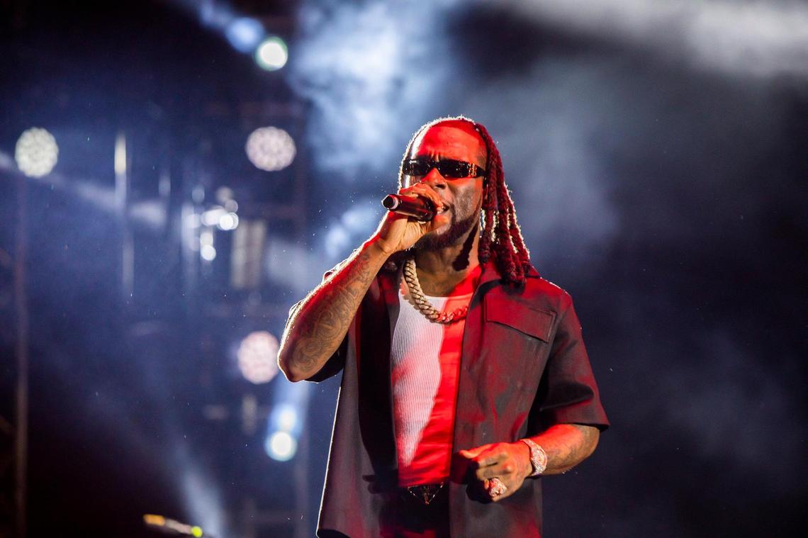 Burna Boy show at the Tipsy Festival, Bayfront Park, on October 8th., 2022.