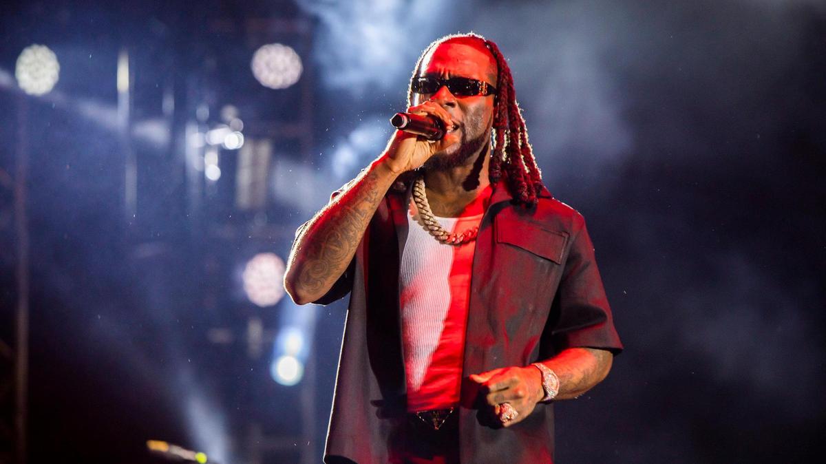 Burna Boy at the Tipsy Festival, Bayfront Park, on October 8th., 2022.