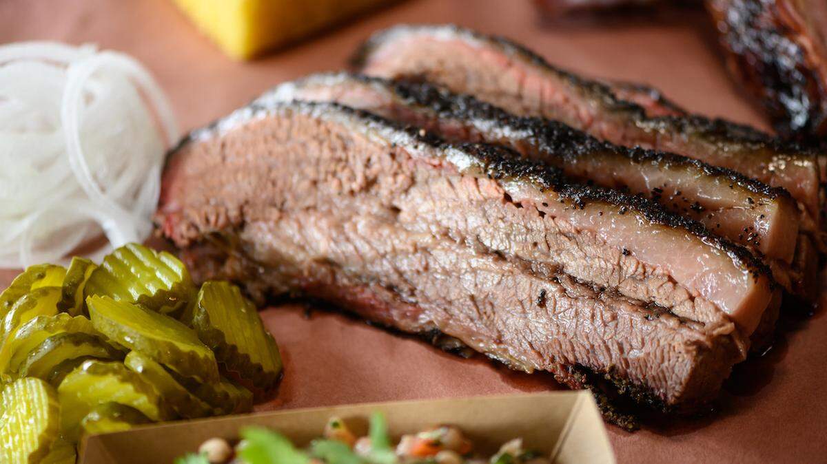 Brisket at Hometown Bar-B-Cue Miami