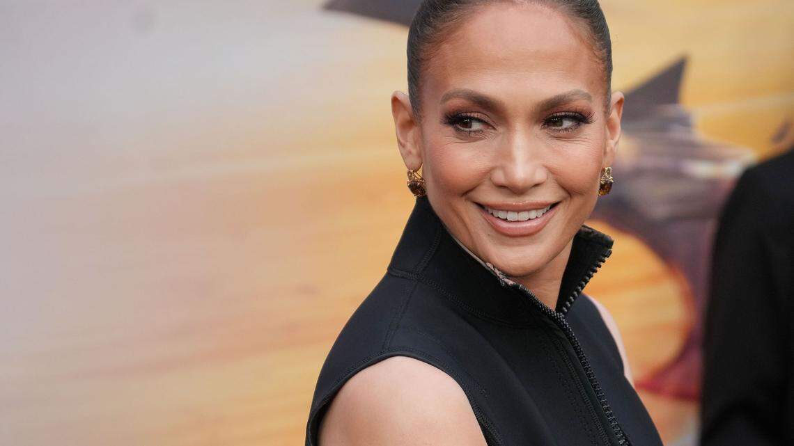Jennifer Lopez arrives at the Warner Bros. THE FLASH Los Angeles Premiere held at the Ovation Hollywood in Hollywood, CA on Monday, ​June 12, 2023. (Photo By Sthanlee B. Mirador/Sipa USA)
