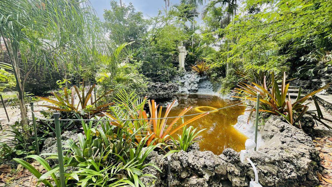 This photo shows what the fountain inside Coral Gables’ “Garden of Our Lord” used to look like several years ago, according to Bonnie Bolton.
