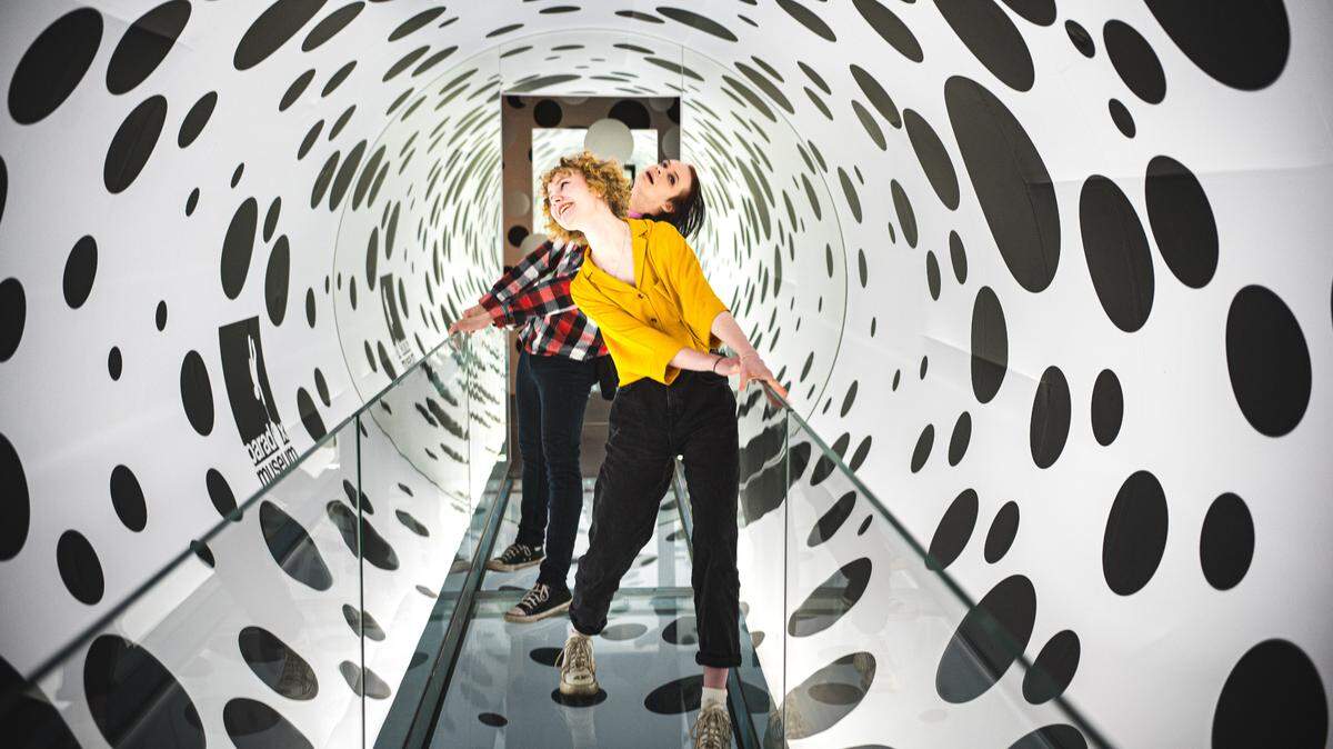 The Paradox Tunnel offers a trippy lesson in balancing at the new museum in Wynwood.