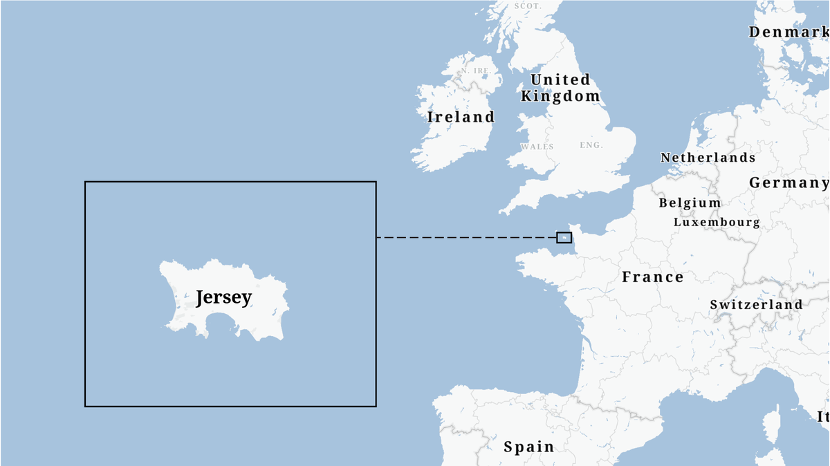 Jersey locator map