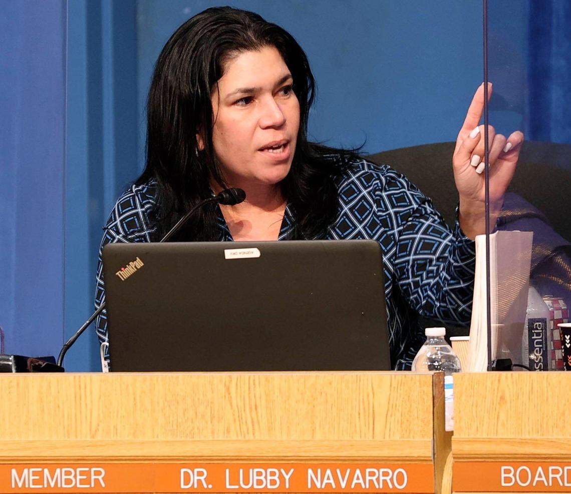 Miami-Dade School Board member Lubby Navarro