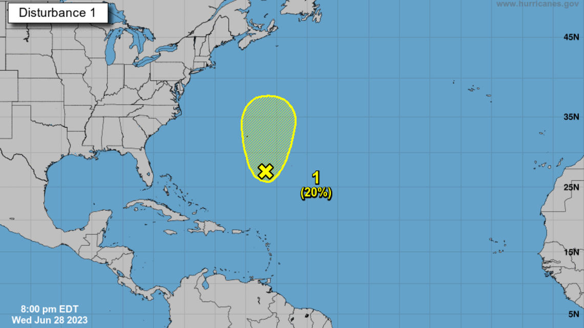 Hurricane center is watching a new system in the Atlantic. What forecasters are saying