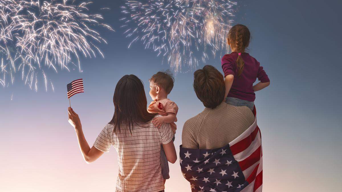 family fourth of july fireworks
