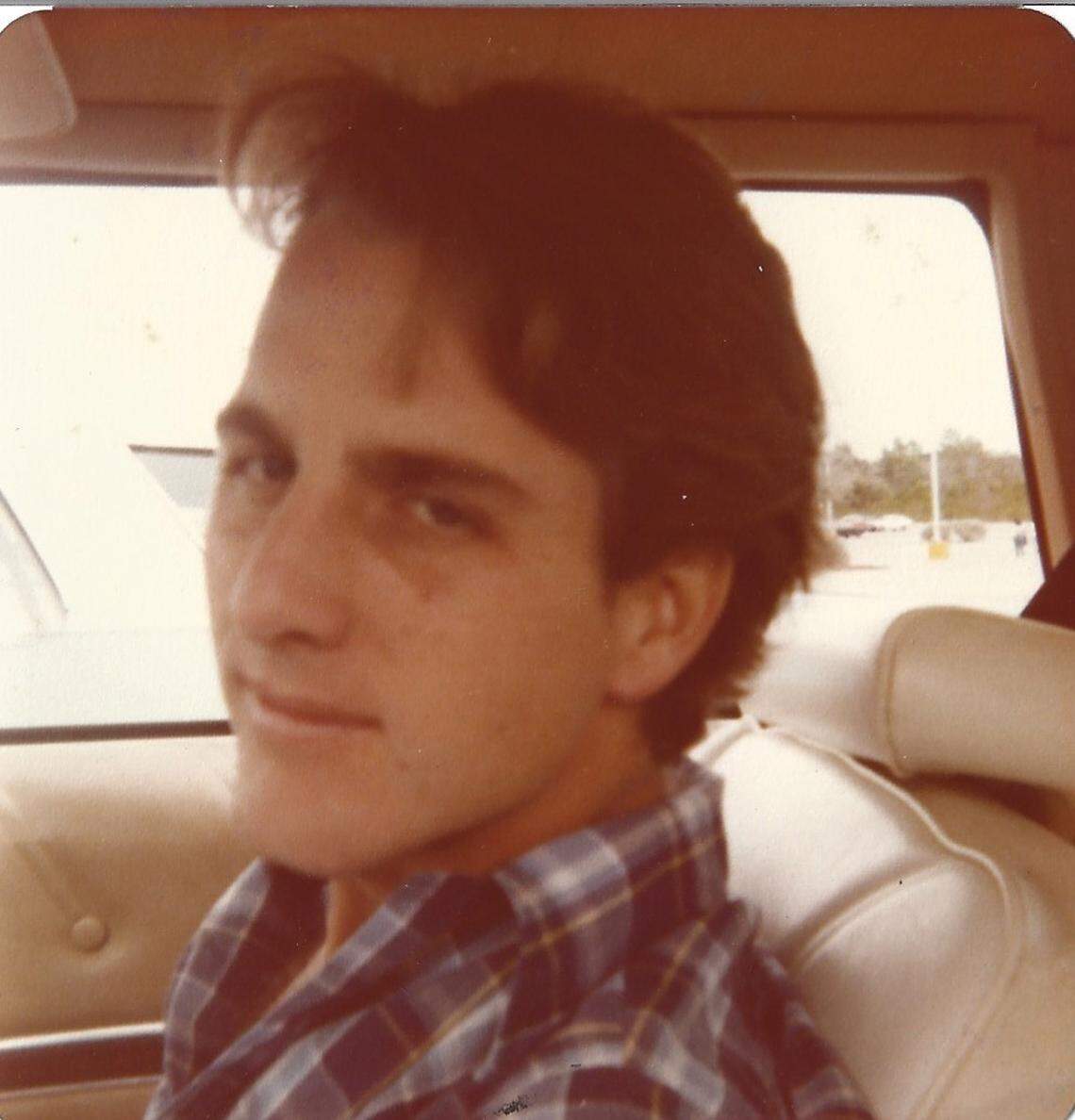 Tom Austin in 1975 or 1976 when he was 19, fresh out of Coral Gables High School. He would study at the University of Florida and graduate from the University of Miami with a degree in communications.