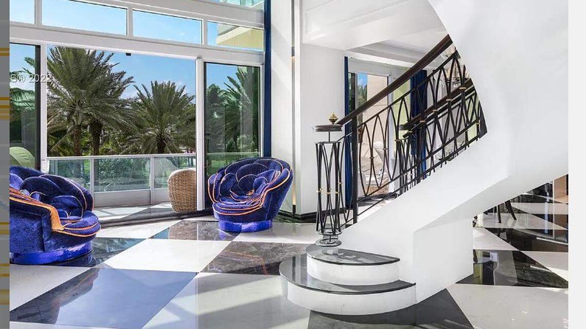 This $7.9 million oceanfront condo in Miami Beach has an unusual bath tub. Take a look