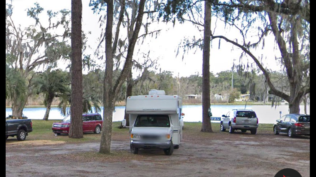 A golf cart driver ended up dying in water at a Florida RV resort after he crashed into a tree and flew into a nearby pond, according to the Florida Highway Patrol.