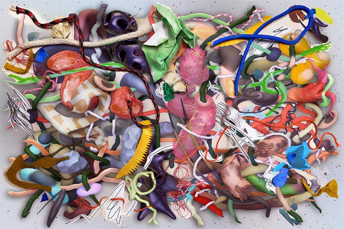 “A Few Loose Ends”, 2022 by Misha Kahn at Friedman Benda.