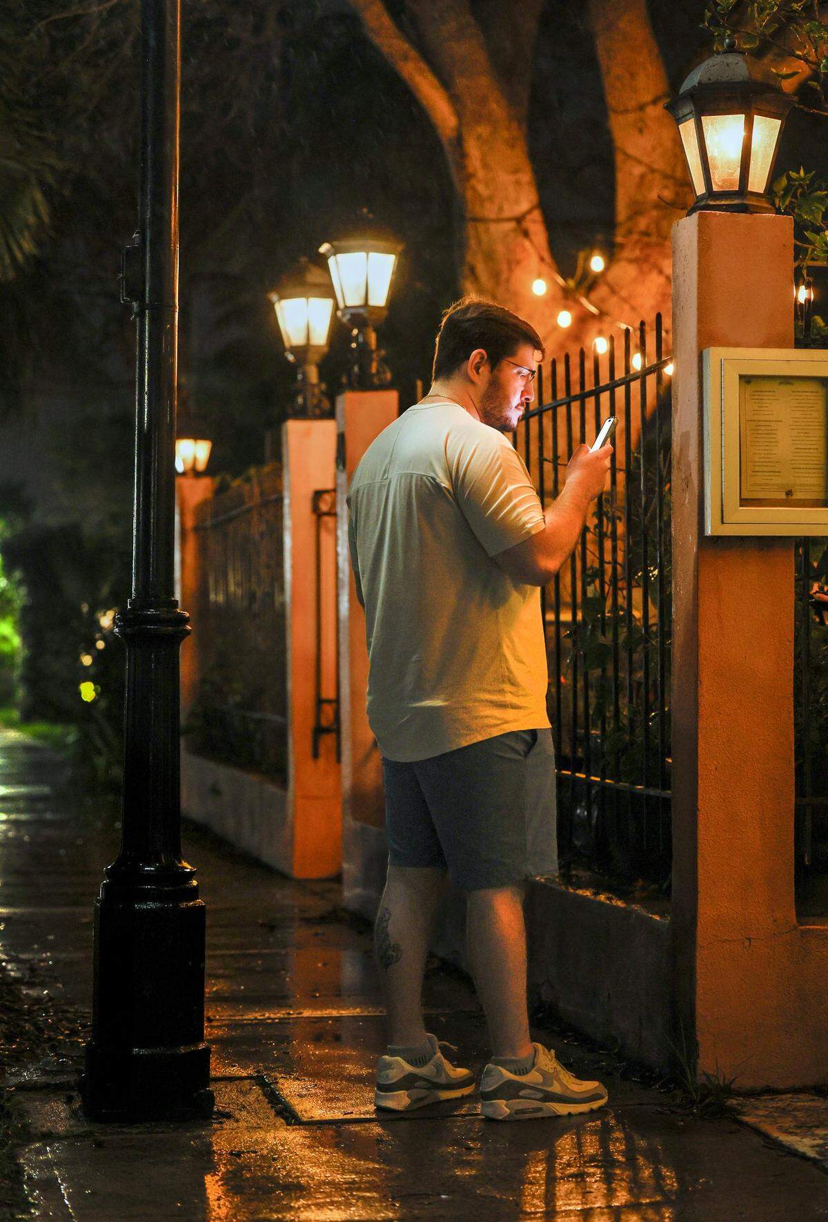 Jason discusses his gambling addiction in Stuart, Florida on Wednesday, March 18, 2026. He's lost almost all of his savings of nearly $100,000 since he picked up sports betting on Hard Rock's sportsbook, the only one that's legal in Florida. Among U.S. states, Florida ranks among the worst in terms of gambling protections.