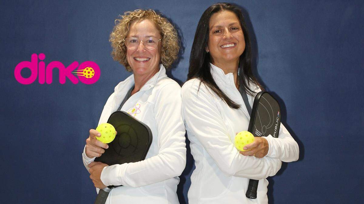 Isabel Alsono, left, and Maria Sarmiento, run Miami’s Dinko Pickleball Complex, one of only two pickleball-only indoor facilities in Miami-Dade.