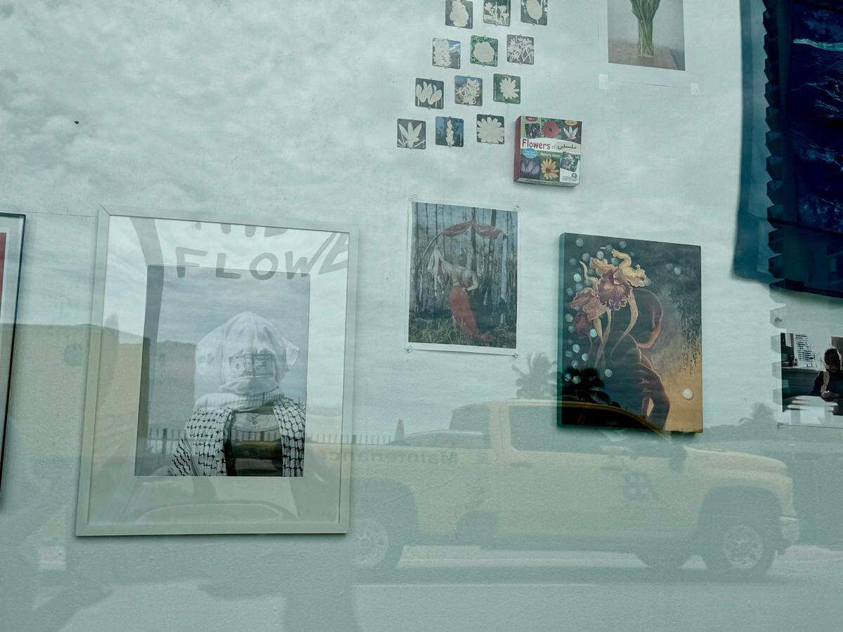 Several South Florida artists quietly added pro-Palestinian artwork to a Walgreens window display in protest of nonprofit Oolite Arts’ removal of a pro-Palestinian artwork. Elias Rischmawi, a Palestinian Miami-based artist, added their artwork inspired by censorship.