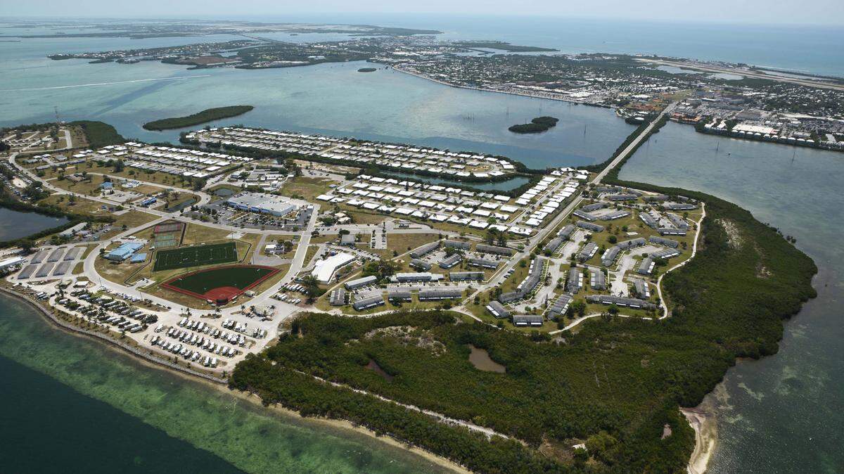 Sigsbee Park Annex is on an island linked to Key West proper by a single road. Sigsbee is one of seven Navy bases spread across Key West and the Lower Keys.