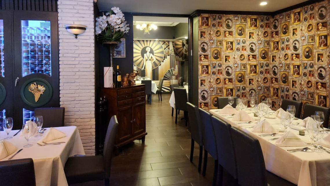 The interior of the eclectic kosher restaurant Maison Ostrow, opening in North Bay Village.