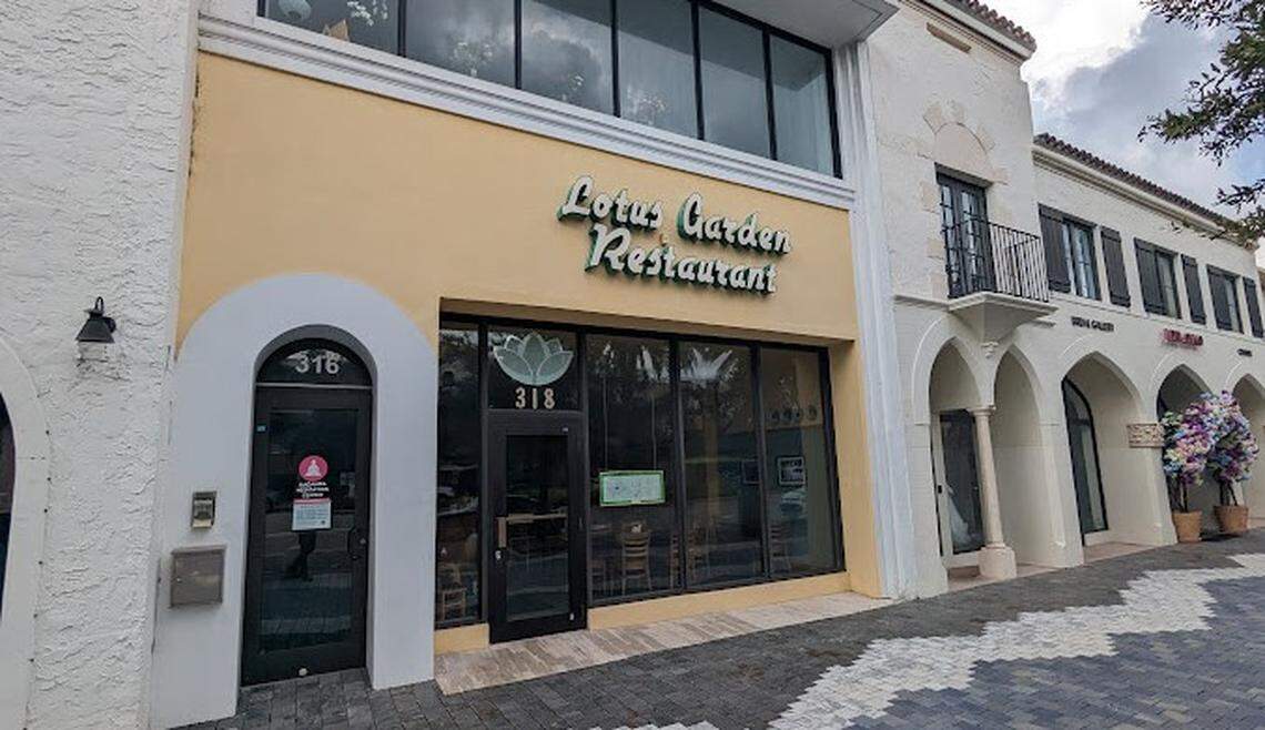 The exterior of the Lotus Garden restaurant, now closed on Miracle Mile after 38 years.