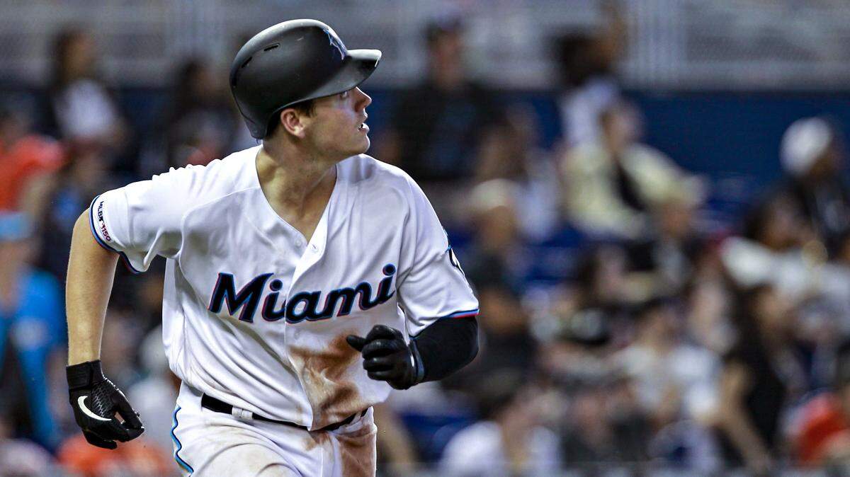 After being pegged as the Miami Marlins’ third baseman of the future, Brian Anderson has been seeing regular time in right field lately to shore up one of the Marlins’ defensive weak spots.