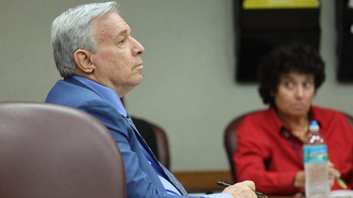 Allen Bregman, 77, in court on April 3, 2019, during his trial over the 1977 murder of Debra Clark in Miami-Dade County.