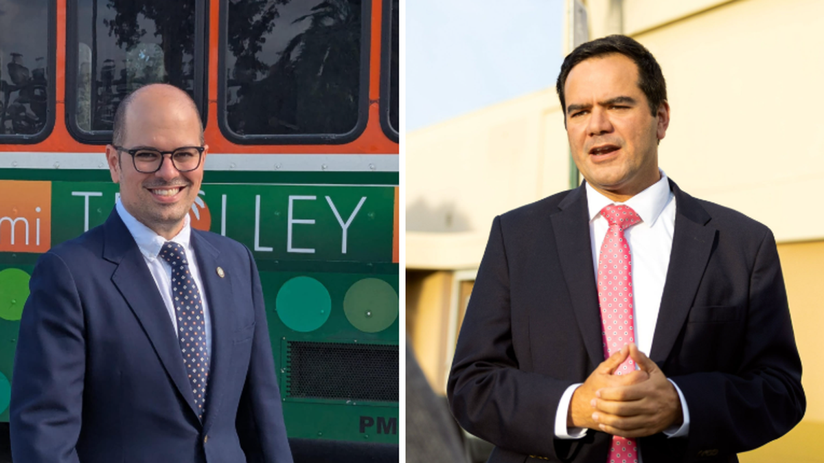 Jose Regalado, left, and Ralph Rosado, right, are running in a special election for Miami’s District 4.