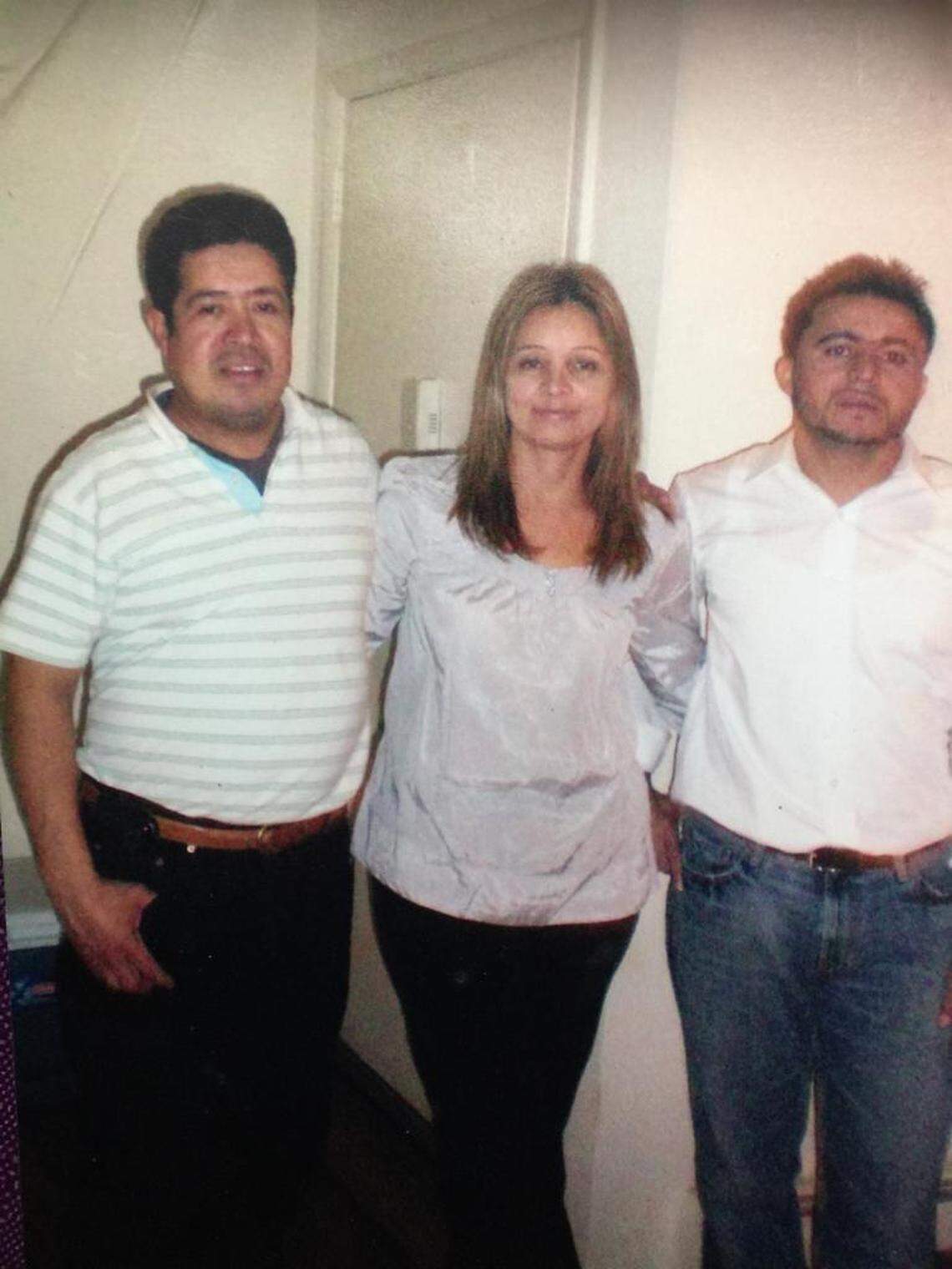 This provided, undated photo shows Mayen-Sanchez (left) with Elsa (middle).