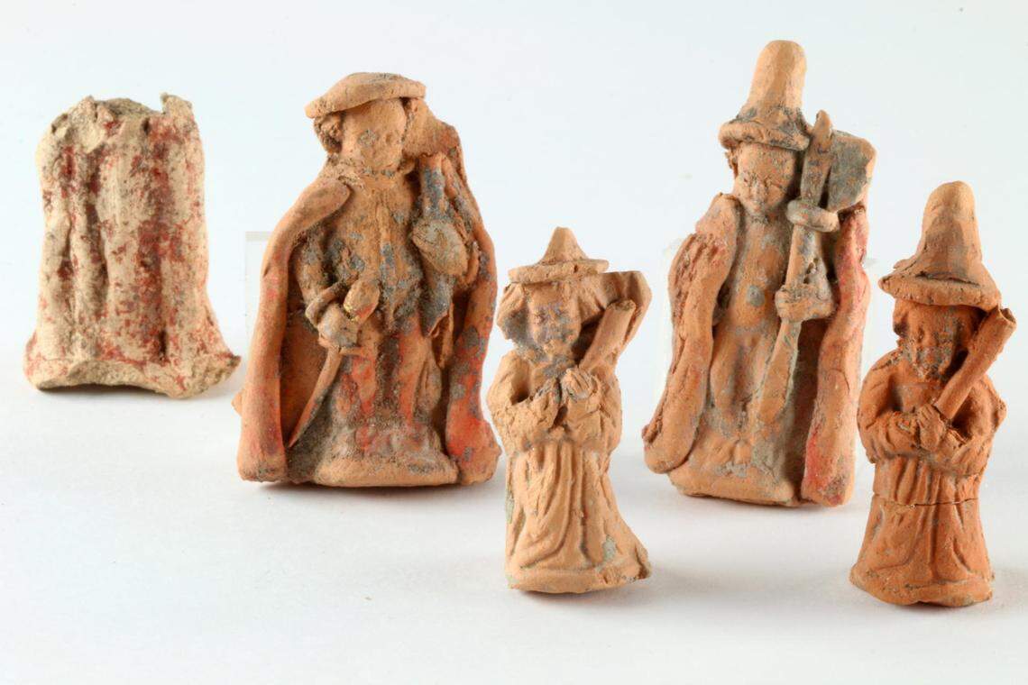 The statuettes and figurines were likely connected to religious tourism, Blanchard said.