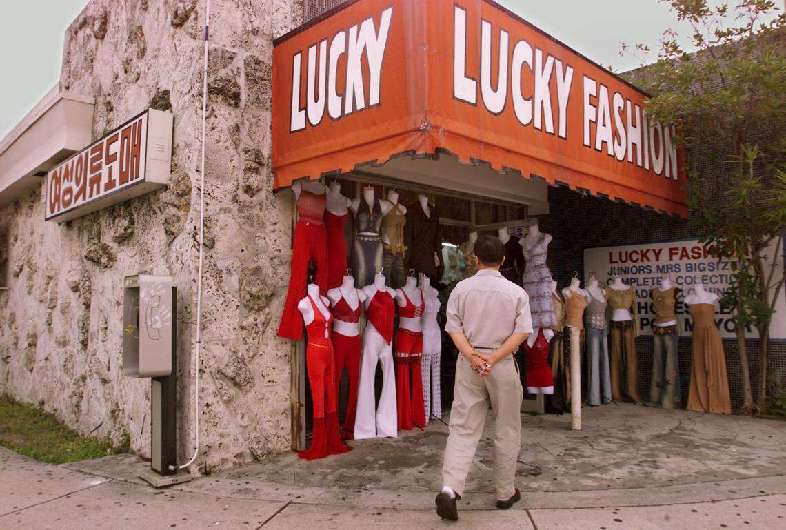 In 2003,Lucky Fashions in the Wynwood fashion district.