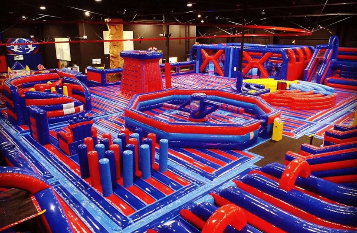 Just a hop, skip and a bounce from Bradenton is the newly opened Jumpin Fun Inflata Park, which has laid claim to being the largest inflatable adventure park in the U.S.