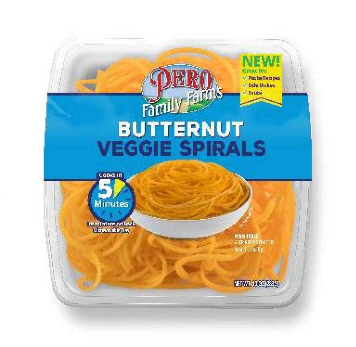 9.5-ounce Pero Buttternut Squash Veggie Spirals Tray.