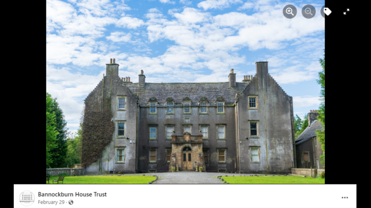 Bannockburn House is going through a renovation after it was purchased by a community trust in 2017.