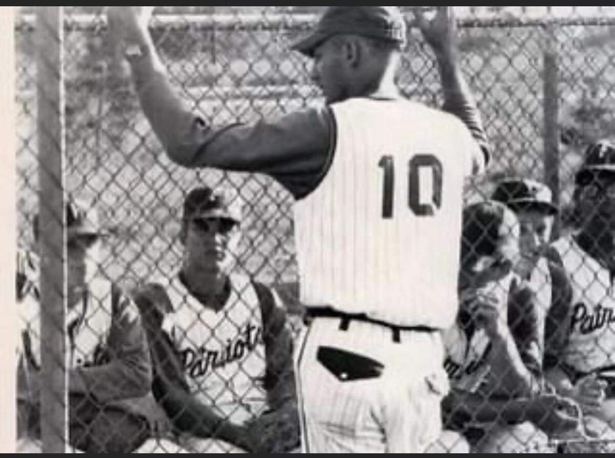 Dr. Linton Fowler, one of the founders of Florida Christian School, seen here coaching one of the first Patriots’ baseball teams. Fowler died this past week at age 87.